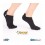 Běžecké nízké prstové ponožky ToeToe černá