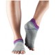 LOW RISE nízké bezprstové ponožky ToeSox šedá